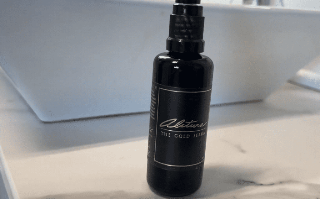 bottle of alitura the gold serum