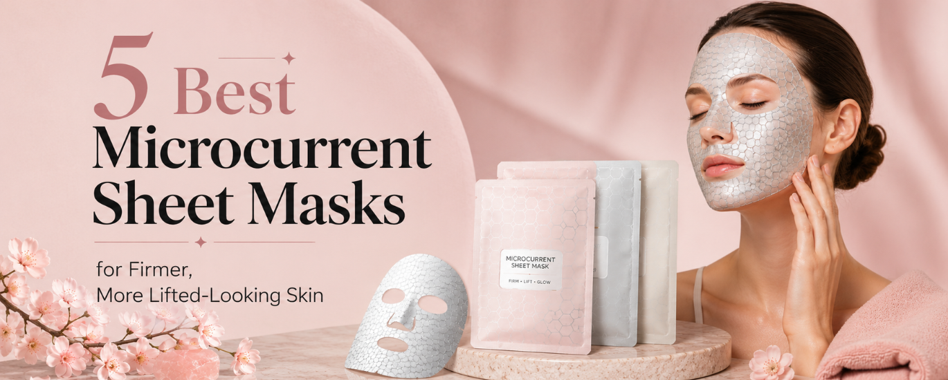Best microcurrent sheet masks for firmness and lifted complexion