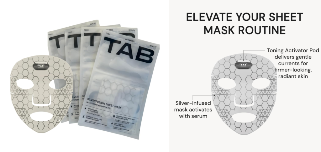 TAB SilverFusion Nano-Current Toning Pod & Sheet Mask