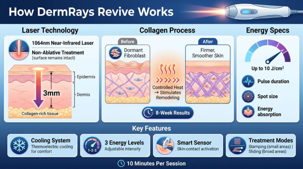How the DermRays Revive 1064nm Laser Works